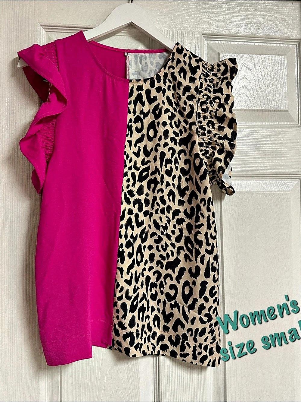 Women's small Pink & Animal Print Like New